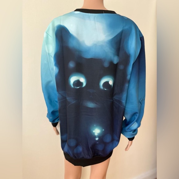 Brand new unisex 3D print pullover sweater fashion long sleeved shirt top size L - Picture 6 of 7